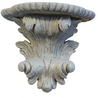 Flowing Bracket Wall Bracket - 9-inch — Limestone finish