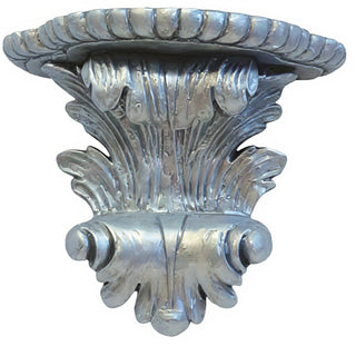 Flowing Bracket Wall Bracket - 9-inch — Silver finish