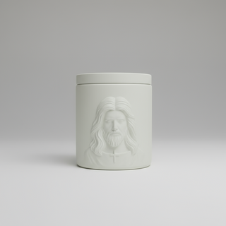 Holy Face of Jesus Scented Candle - Luxury Catholic Prayer Candle