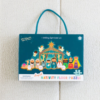 Christmas Nativity Shaped Floor Puzzle