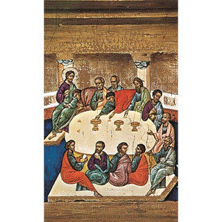 100-Pack - The Holy Supper Holy Card