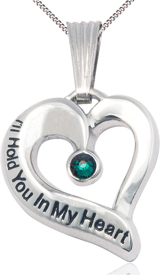 Sterling Silver I'll Hold You In My Heart Medal