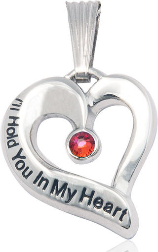 Sterling Silver I'll Hold You In My Heart Medal