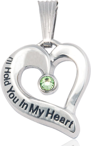 Sterling Silver I'll Hold You In My Heart Medal