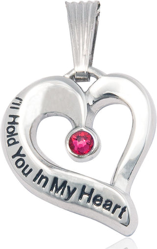Sterling Silver I'll Hold You In My Heart Medal