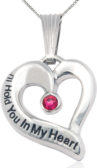 Sterling Silver I'll Hold You In My Heart Medal