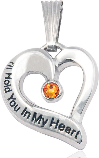 Sterling Silver I'll Hold You In My Heart Medal