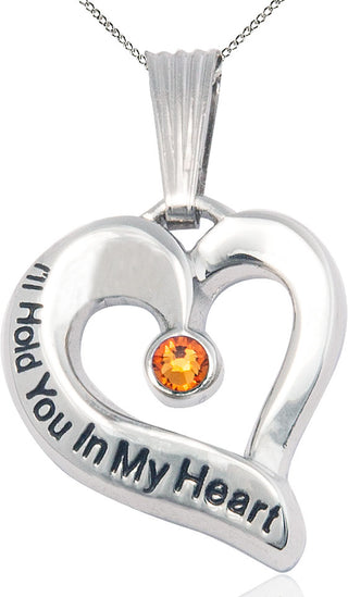 Sterling Silver I'll Hold You In My Heart Medal