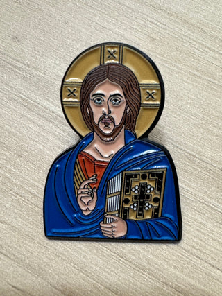Christ Pantocrator Enamel Pin