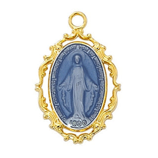 Gold On Sterling Blue Miraculous J