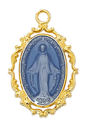 Gold On Sterling Blue Miraculous J