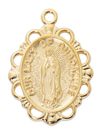 Gold On Sterling Lady Of Guadalupe J