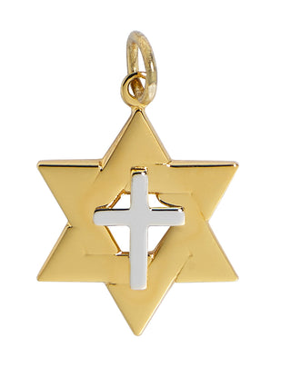  Chain Gold Over Sterling Silver Star Of Da J4
