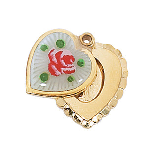 Gold Over Silver Miraculous With Chain 