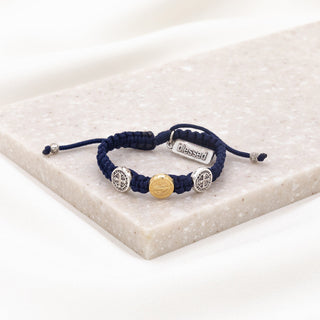 Blessing for Kids Benedictine Blessing Bracelet - Navy