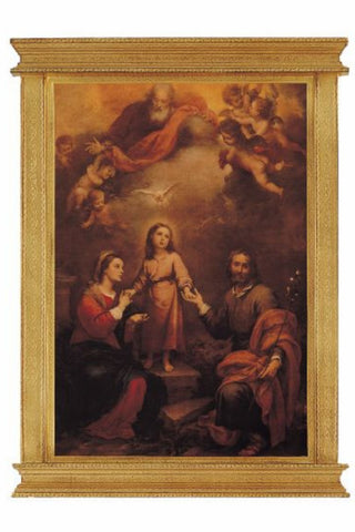 Holy Family Florentine Plaque by Murillo 22x30"