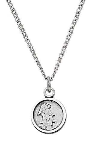 Sterling Silver Guard Angel 13" with Chain