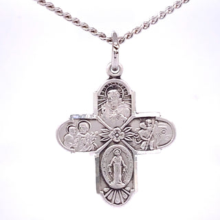 Sterling Silver Four-Way With Chain