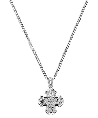 Sterling Silver Baby 4 Way 13" Chain/W '"