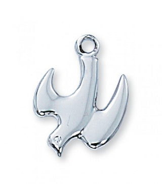 Sterling Silver Holy Spirit 18Sr with Chain"