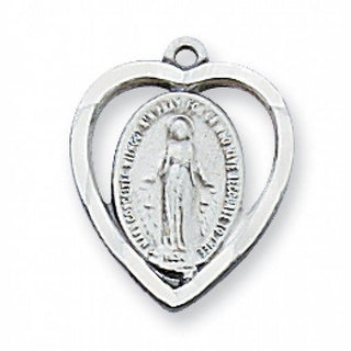 Sterling Silver Miraculous With Chain 