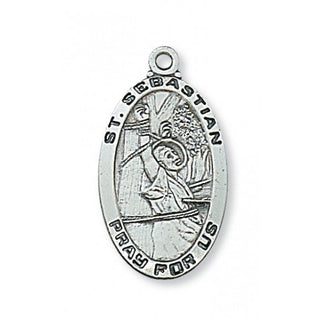 Sterling Silver Sebastian With Chain Engravable