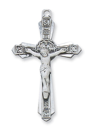 Sterling Silver Crucifix WithInch Chain 4