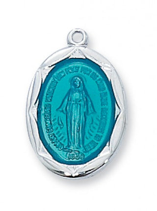 Sterling Silver Blue Enameled
