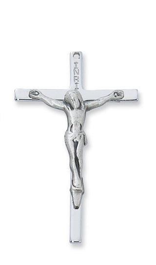 Sterling Silver Crucifix WithInch Chain 