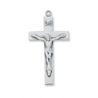 Sterling Silver Crucifix with 24-inch Chain