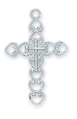 Sterling Silver Cross With Chain