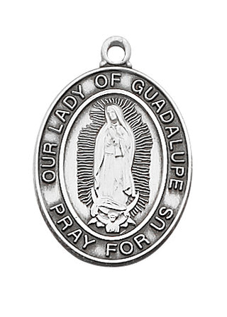 Sterling Silver Guadalupe Pendant LGu