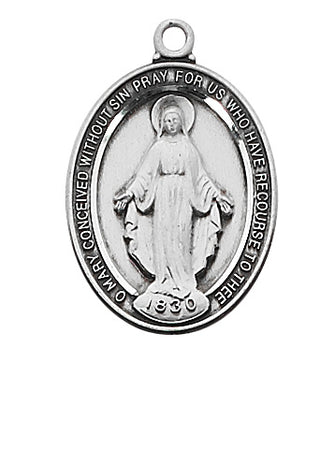 Sterling Silver Miraculous Pendant LMi