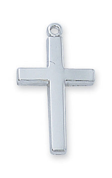 Sterling Silver Cross Chain Box