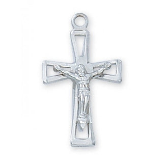 Sterling Silver Crucifix With Chain