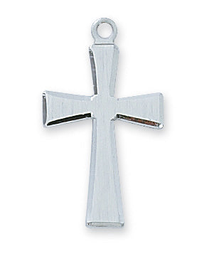 Sterling Silver Cross With Chain 