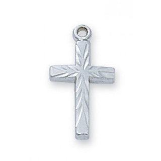 Sterling Silver Cross With Chain