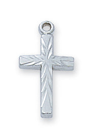 Sterling Silver Cross With Chain