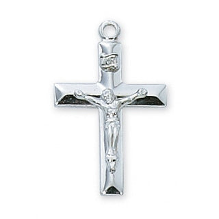 Sterling Silver Crucifix With Chain 