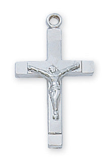 Sterling Silver Crucifix With Chain 