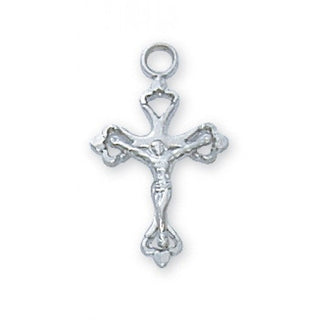 Sterling Silver Baby Crucifix 13" Chain/Bt"