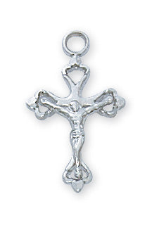 Sterling Silver Crucifix With Chain