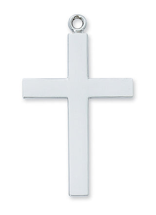 Sterling Silver Lords Prayer CrossInch Chain
