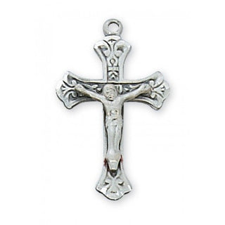 Sterling Silver Crucifix With Chain 