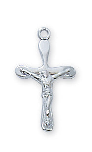 Sterling Silver Crucifix With Chain 