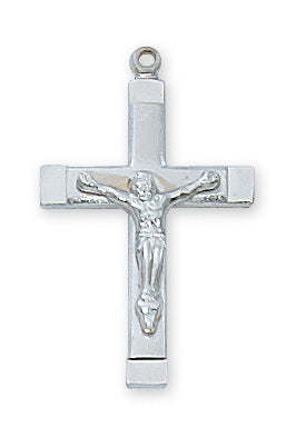 Sterling Silver Crucifix With Chain