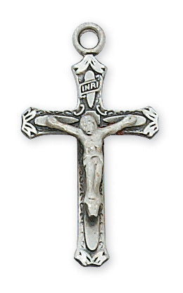 Sterling Silver Crucifix With Chain