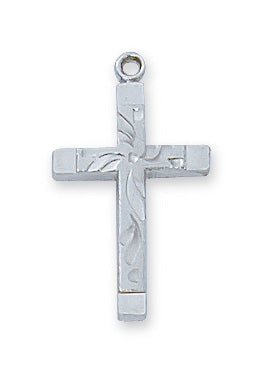 Sterling Silver Cross Chain Box