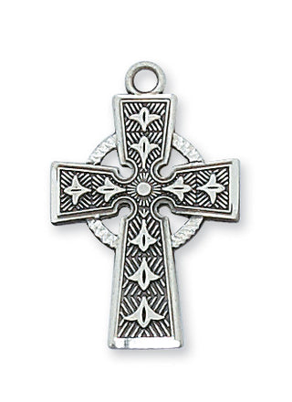 Sterling Silver Celtic Cross With Chain