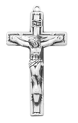 Sterling Silver Small Crucifix Chain Box